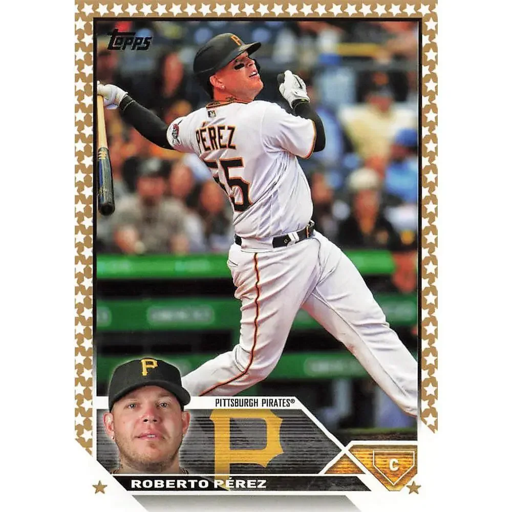 2023 Topps Gold Star Roberto Perez #133 Pittsburgh Pirates